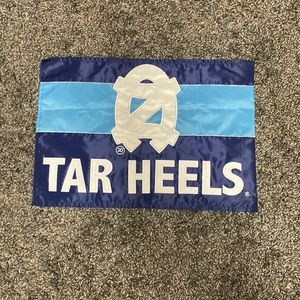 Two sided small Tar Heels flag